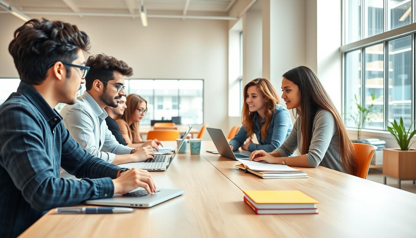 Student preparing for exams with study materials
