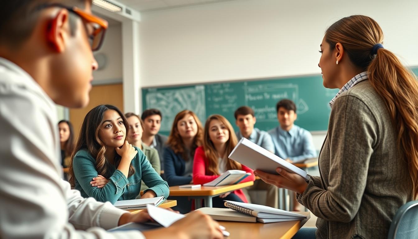 Student developing practical and academic skills